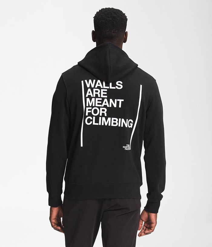 The North Face Bluza Męska Czarna Walls Pullover - ANHY87429